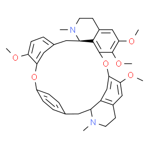 粉防己堿；漢防己甲素